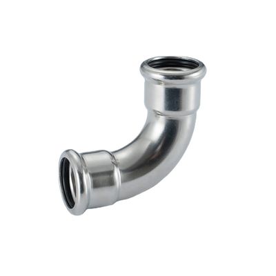Good price Các vật liệu ống nước Stainless Steel Press Bơm Ống Phương diện M 90 độ khuỷu tay trực tuyến