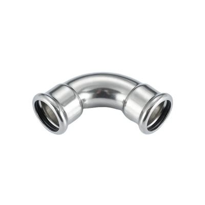 Good price 316L 304L 304 M Profile Stainless Steel Press Pipe Fittings 45 độ khuỷu tay DVGW W534 trực tuyến